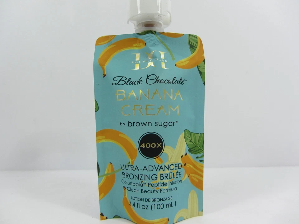BLACK CHOCOLATE BANANA CREAM BLACK 400X BRONZER 3.4 OZ  TANNING LOTION - Image 1 of 1