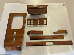 Interior Wood Set 7 Pcs For Mercedes-Benz W123 Zebrano Color - Picture 1 of 6