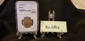 1895 $10 Gold Liberty Head NGC MS62 - Picture 1 of 4