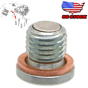 Magnetic Oil Drain Plug For Polaris Sportsman 450 500 700 Ranger ATV UTV 7052306 - Picture 1 of 8