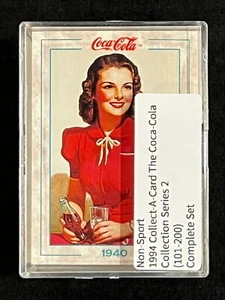 1994 Collect-A-Card The Coca-Cola Collection Series 2 Complete Set (101-200) - Bild 1 von 3