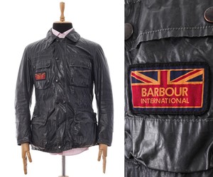 barbour biker jacket mens