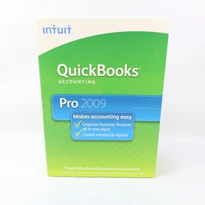 New Intuit Quickbooks Accounting Desktop Pro 2009 for PC Window XP SEALED - Picture 1 of 7