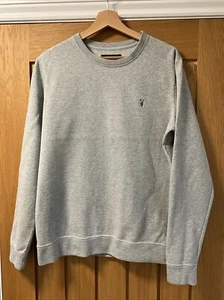 All Saints Light Grey Sweatshirt Size Small - Picture 1 of 4