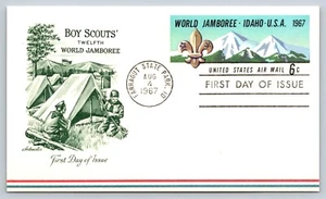 Idaho USA 6 Cent Farrugut State Park Boy Scouts Twelfth World Jamboree FDC 1967 - Picture 1 of 3