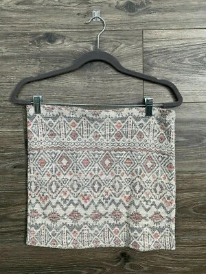 MNG ROPA CASUAL MANGO TWEED RAYAS MEZCLA ALGODÓN MINIFALDA TALLA M Foto 1 de 4