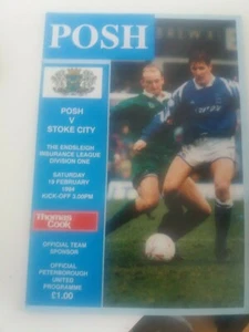 Peterborough United v Stoke City, 1993-94 - Picture 1 of 1
