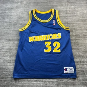 VINTAGE Joe Smith Golden State Warriors Champion Jersey Mens Large 44 Blue - Picture 1 of 12