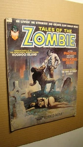 TALES OF THE ZOMBIE 2 *SOLID* SCARCE BORIS VALLEJO COVER ART 1ST BROTHER - Picture 1 of 1
