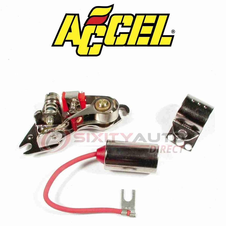 ACCEL Ignition Contact Set & Condenser Kit for 1963-1968 Chevrolet Chevy II vk Foto 1 de 4
