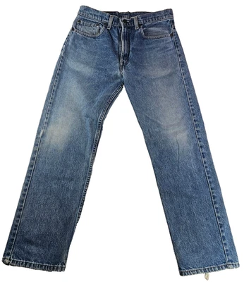 Vintage 80's Levi's 505 Regular Fit Tag 32 x 30 actual (30W x 28I) 505-0216 USA - Image 1 of 4