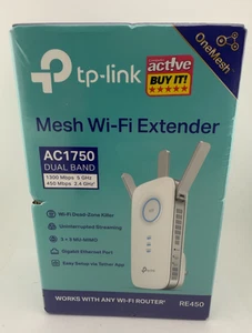 TP-Link RE450 AC1750 1300mps Wi-Fi Easy Booster Range Extender - White - Photo 1/1