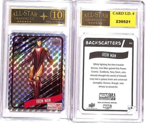 Backscatters anuales Iron Man 2021-22 Upper Deck Marvel #B9 #O - Imagen 1 de 1