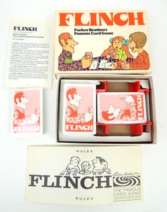1J Parker Brothers FLINCH Famous Card Game 1976 Complete Sealed Card Decks - Bild 1 von 6