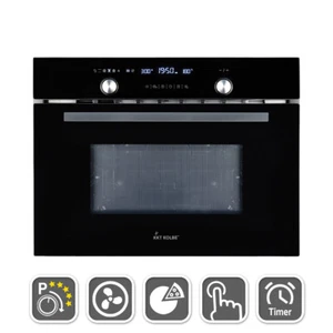 Einbau Mikrowelle 60cm 44L Grill Umluft Heißluft Pizzafunktion Automatik-Timer - Bild 1 von 10