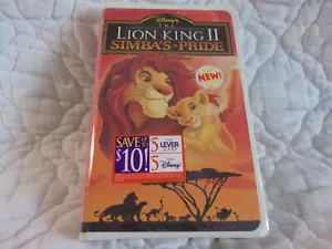 DISNEY'S THE LION KING II SIMBA'S PRIDE VHS NEUF NATHAN LANE MATTHEW BRODERICK - Photo 1/10