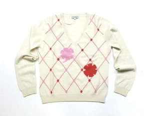MAGLIA MAGLIE MAGLIONE DONNA NATH NATH SHALIMAR SCY CACHEMIRE BEIGE ORIGINALE AI - Picture 1 of 2