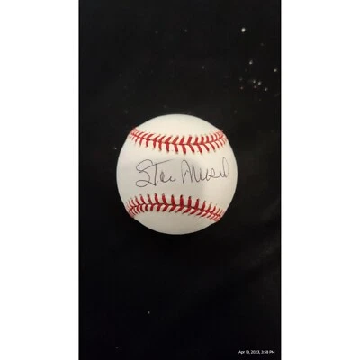 Rare Stan Musial Auto Signed Baseball St. Louis Cardinals Beckett COA - Image 1 of 4