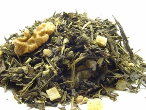 100g Walnuss aromatisierter grüner Tee loser Tee - Picture 1 of 1