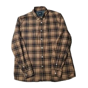 Burton Menswear Flannel Checked Shirt Long Sleeved Size Large Chest 42"-44" - Picture 1 of 8