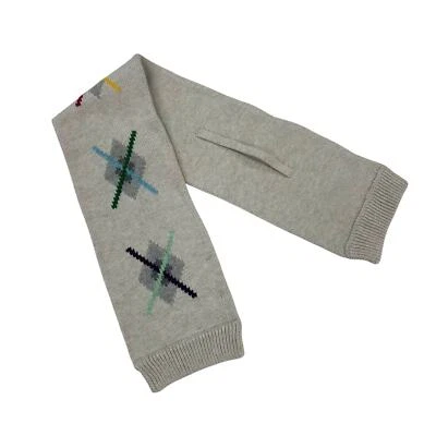 Sciarpa Janie & Jack bambina grigia multicolore Argyle misto cotone bambini fino a 3T - Immagine 1 di 4