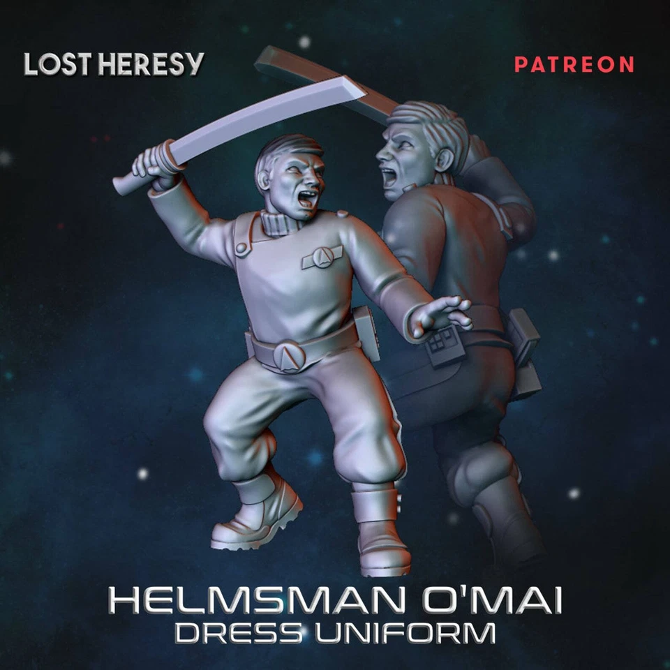 Helmsman ALT Uniform - Resin Miniature | Sci Fi | Legion | Trek | Lost Heresy - Image 1 of 1