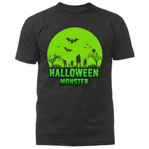 Disfraz de Halloween Brujas Espeluznantes Calabaza Fantasma Gráfico Camiseta - Imagen 1 de 2