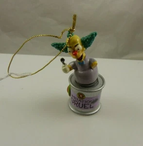 Simpsons Krusty the clown Gruel Christmas ornament xmas Kurt S. Adler hand broke - Picture 1 of 7