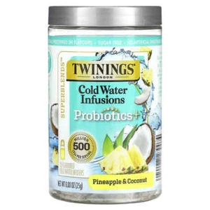 Twinings, Superblends, Kaltwasseraufgüsse, Probiotika+, Ananas & Kokos - Bild 1 von 1
