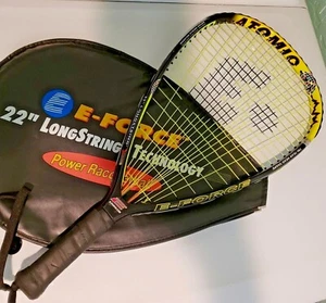 Atomic E-Force 22" Longstring Racquetball Racquet EUC with Case Tri-Tear Head - Picture 1 of 8