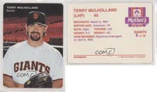 1995 Mother's Cookies San Francisco Giants Stadium Giveaway Terry Mulholland #6