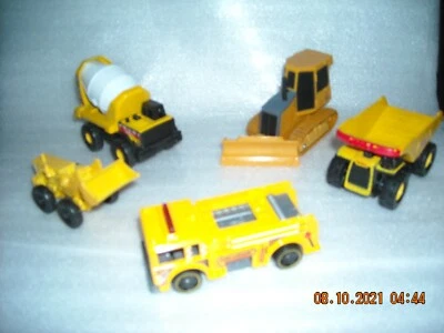 Lote de 5 diversos equipamentos de construção de brinquedos de marcas - Imagem 1 de 4