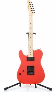 90s SCHECTER LH CALIFORNIA PT CUSTOM RED HOT FERRARI ELECTRIC GUITAR omen damien - Picture 1 of 2