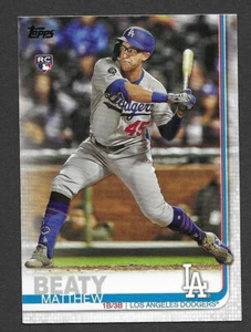 2019 Topps Update #US174 Matthew Beaty RC Los Angeles Dodgers - Picture 1 of 1