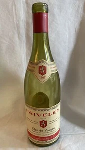 Vintage Faiveley Burgundy Cote-D’Or France 1967-No Cork, Empty Bottle (WC9) - Picture 1 of 13