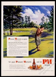 1951 The Masters torneo de golf Augusta Gene Sarazen foto PM whisky anuncio impreso - Imagen 1 de 1