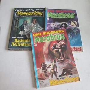 2 Dan Shocker's Macabros # 24 & 19 German Pulp Horor Monster & 1 Bastel Damona - Imagen 1 de 10