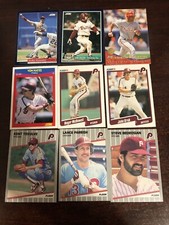 PHILADELPHIA PHILLIES 50 DIFFERENT BASEBALL CARDS - NO DUPLICATES!!!!