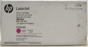 Genuine HP CE263AC LaserJet Enterprise CP4025 CP4525 Magenta Toner Cartridge - Picture 1 of 4