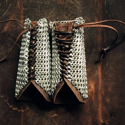 Kung Fu Chain Armor Manganese Steel Leather Gauntlets Manganese Steel - Image 1 of 3