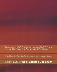 Tennessee Hvac Contractor License Cmc-C Exam Review Questions And Answers 2... - Picture 1 of 1