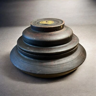 Tigela tibetana antiga de tsampa - Imagem 1 de 4