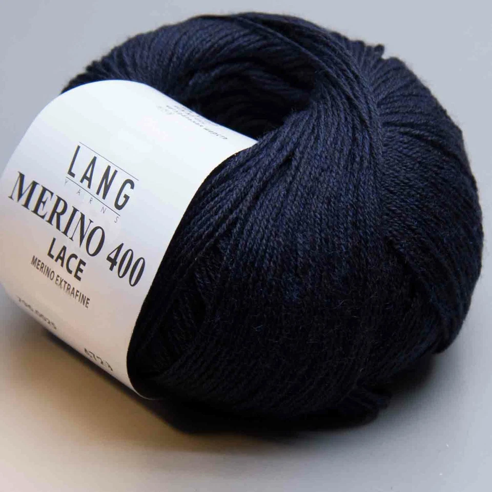 Lang Yarns Merino 400 Lace 25 - LL 200g / 25g - Nadelstärke 2,5 -