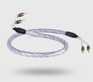 QED GENESIS ARGENTO SPIRALE cavo altoparlante AIRLOC 4mm spine COPPIA terminato in fabbrica - Foto 1 di 10