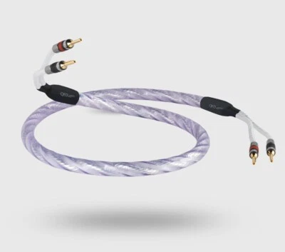 QED GENESIS SILVER SPIRAL Speaker Cable AIRLOC Forte Plugs SINGLE Terminated - Image 1 of 4
