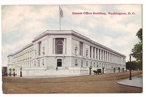 SENATE OFFICE BUILDING Washington D.C. Postcard Vintage Early Twentieth Century - Picture 1 of 2