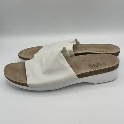 Munro Casita Slide Sandal Women Size 11 White - Image 1 of 4