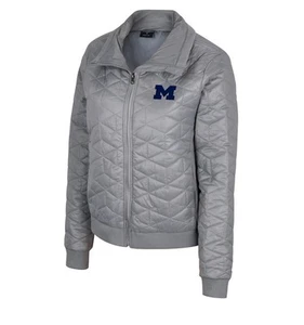 Women's Michigan Wolverines Gracie Puffer Jacket Size Large NWT - Picture 1 of 4