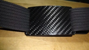 CARBON Fiber BELT And BUCKLE - buckle solid carbon fiber - Picture 1 of 9