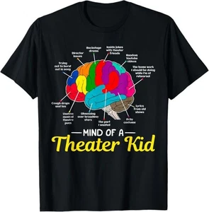 Camiseta Mind Of A Theater Niño Cerebro Teatro Musical Regalo Para Nerd - Imagen 1 de 15